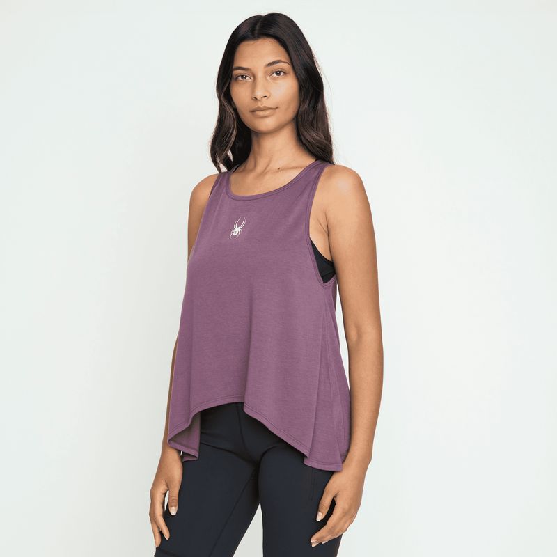 SPYDER - Polera Lifestyle Mujer Spyder Morado