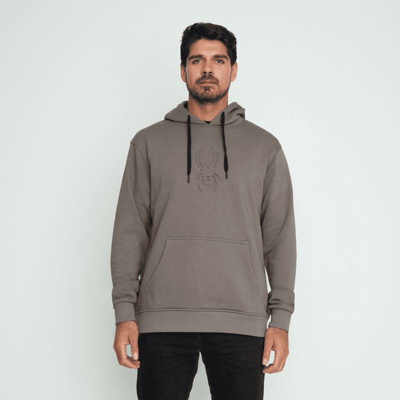 SPYDER - Polerón Hombre Spyder Light Hoodie Gris