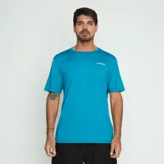 SPYDER - Polera Entrenamiento Hombre Azul SYMTT02S24BL