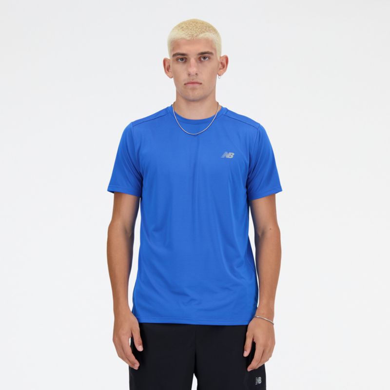NEW BALANCE - Polera Hombre New Balance Azul