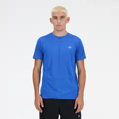 NEW BALANCE - Polera Hombre Azul