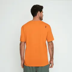 SPYDER - Polera Lifestyle Hombre Naranja SYMTL01S24OR