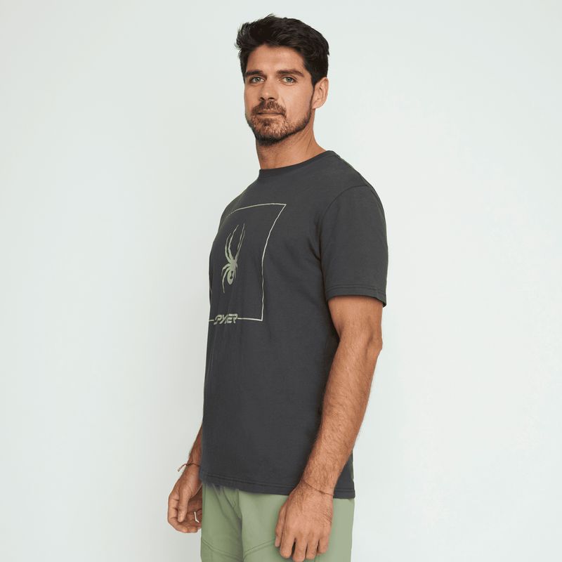SPYDER - Polera Lifestyle Hombre Spyder Gris SYMTL02S24GRY