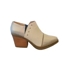 HERIEL - Botín Blanco Taco Mujer.