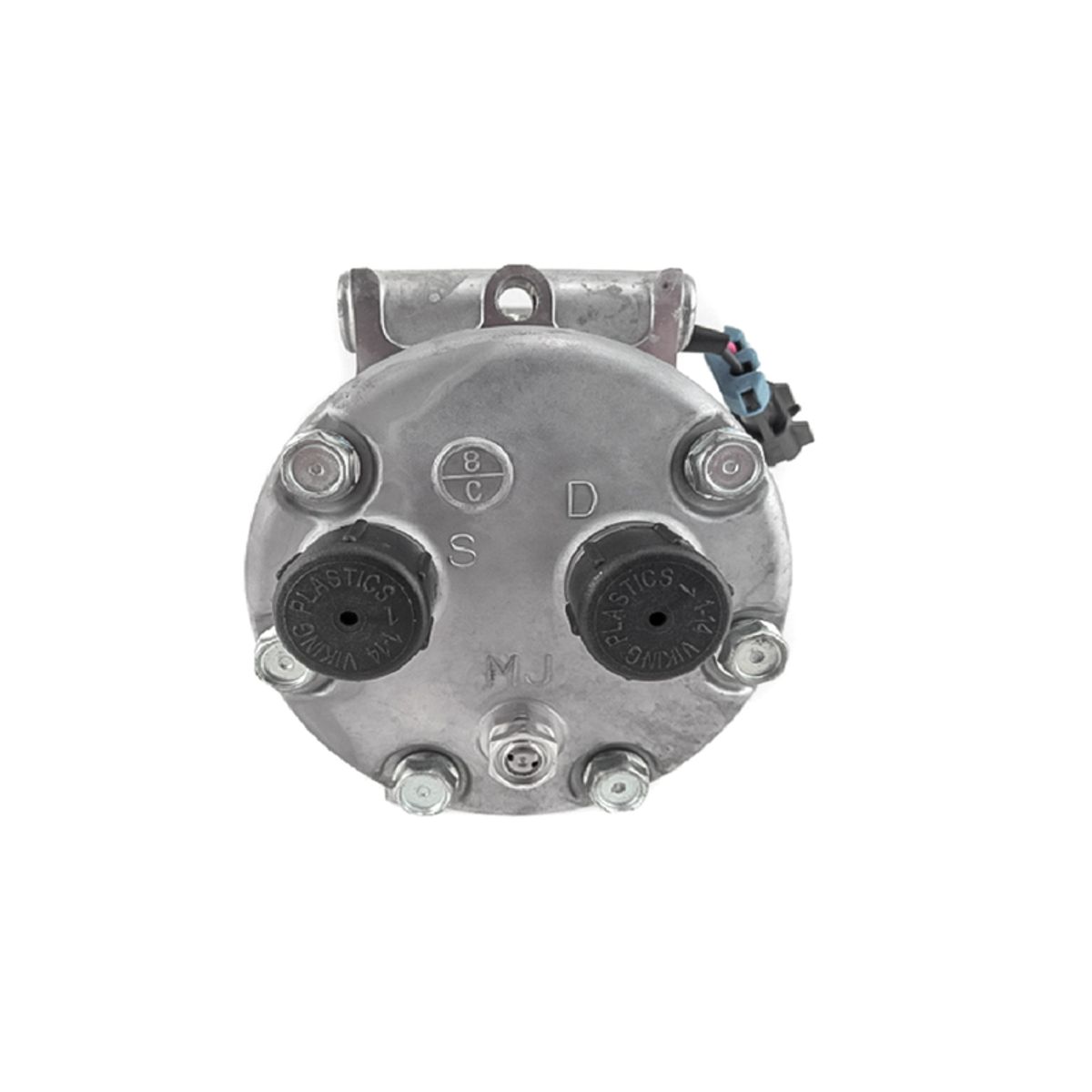 AMERICAN AIR - Compresor de Ac 7H15 8PK 12V 119MM TAPA MD 4776 4482 SANDEN