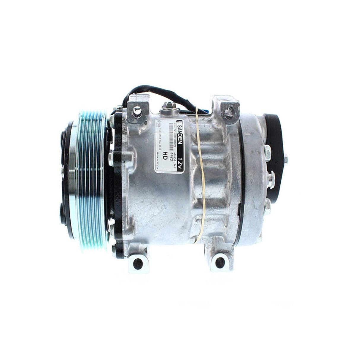 SANDEN - Compresor de Ac 7H15 6PK 12V 125MM TAPA GH 4473 4819 SANDEN.