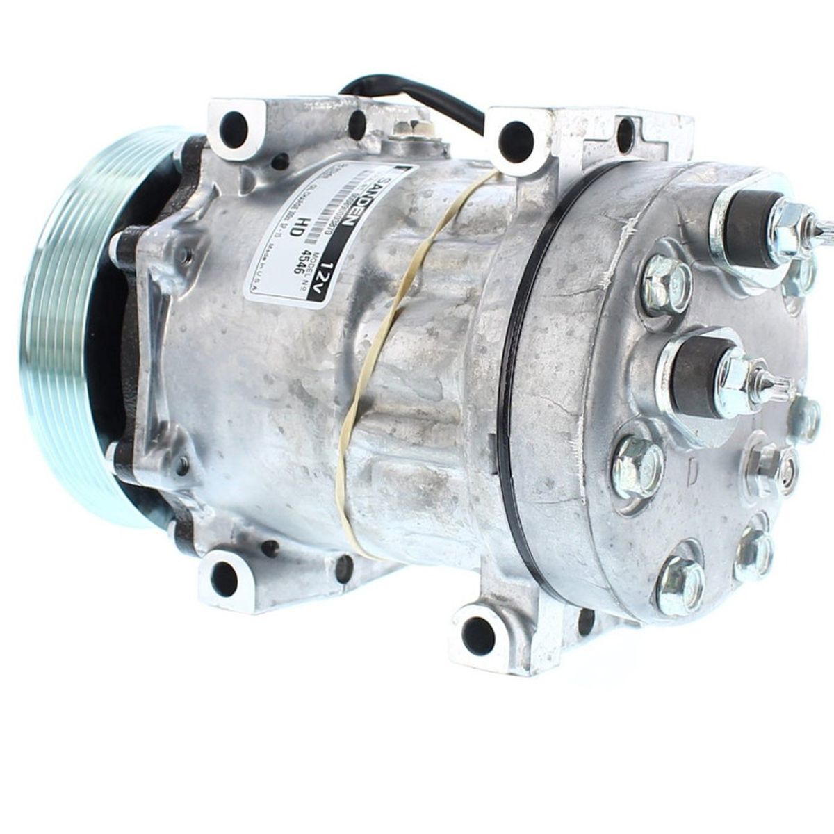 SANDEN - Compresor de Ac 7H15 6PK 12V 125MM TAPA GWA 4815 4304 SANDEN.