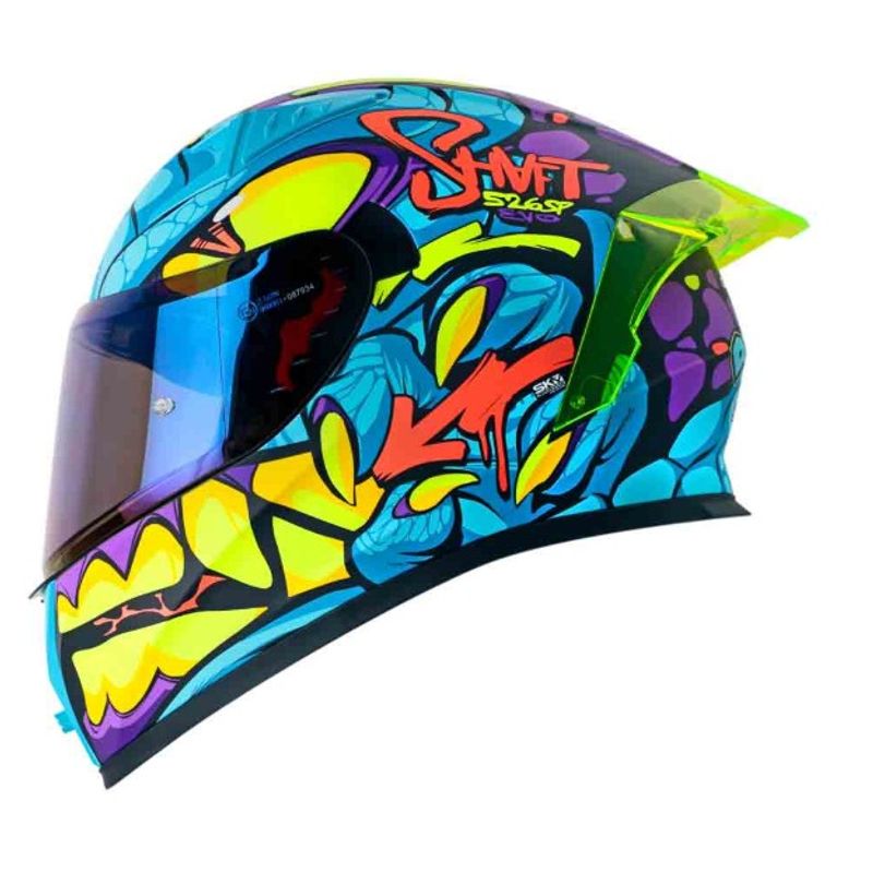 SHAFT - CASCO MOTO SHAFT 526SP EVO DANO AZUL INTEGRAL TALLA XL