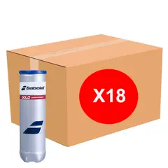BABOLAT - Caja de Pelotas Tenis Gold Champ X4 - 18 Tarros
