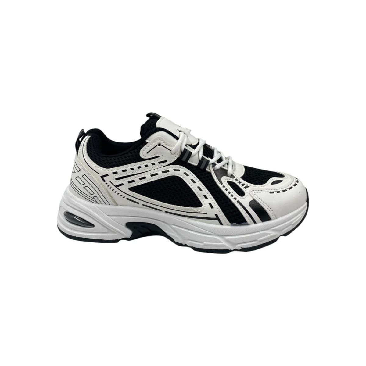 HERIEL - Zapatilla Negra Plataforma Mujer