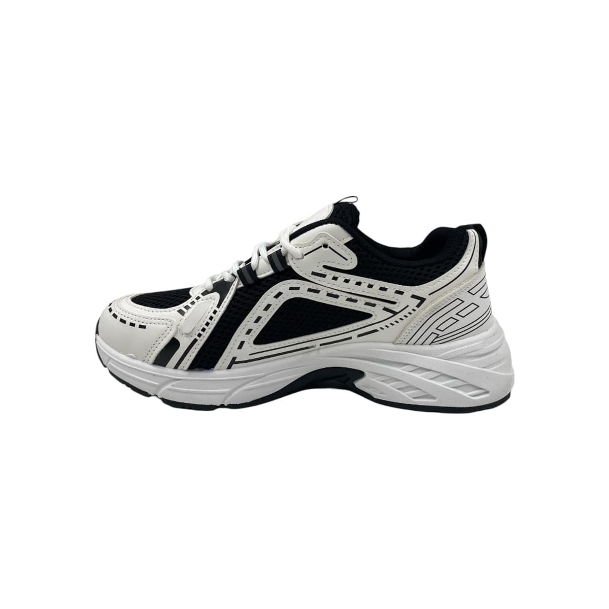 HERIEL - Zapatilla Negra Plataforma Mujer