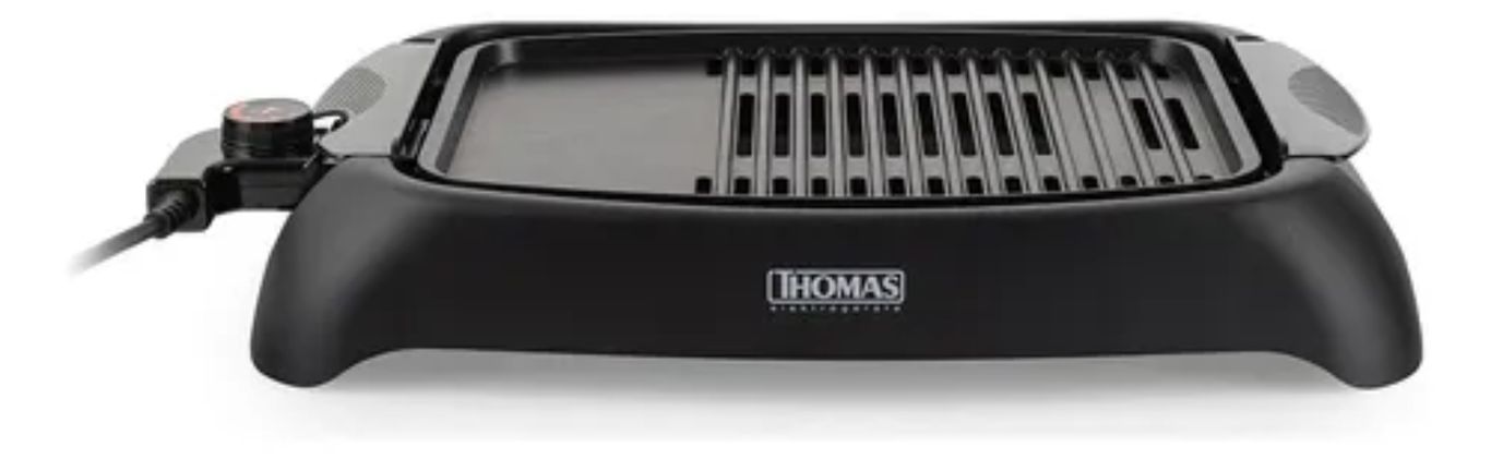 Parrilla Eléctrica Th-180 1000w Color Negro