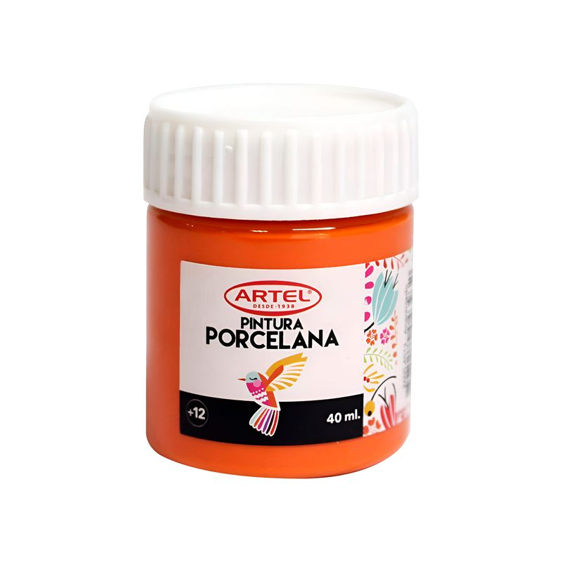 ARTEL - Pintura Porcelana Artel 40ml - Naranjo