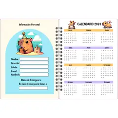 GENERICO - Planner Capibara Verde