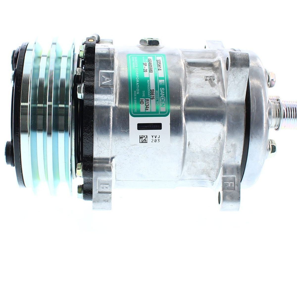 SANDEN - Compresor de Ac 5H14 2A 12V 132MM TAPA K (OE) 4536 SANDEN.