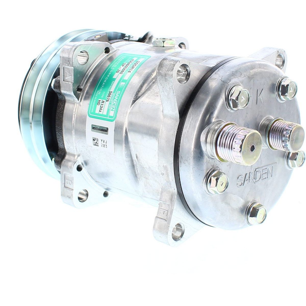 SANDEN - Compresor de Ac 5H14 2A 12V 132MM TAPA K (OE) 4536 SANDEN.