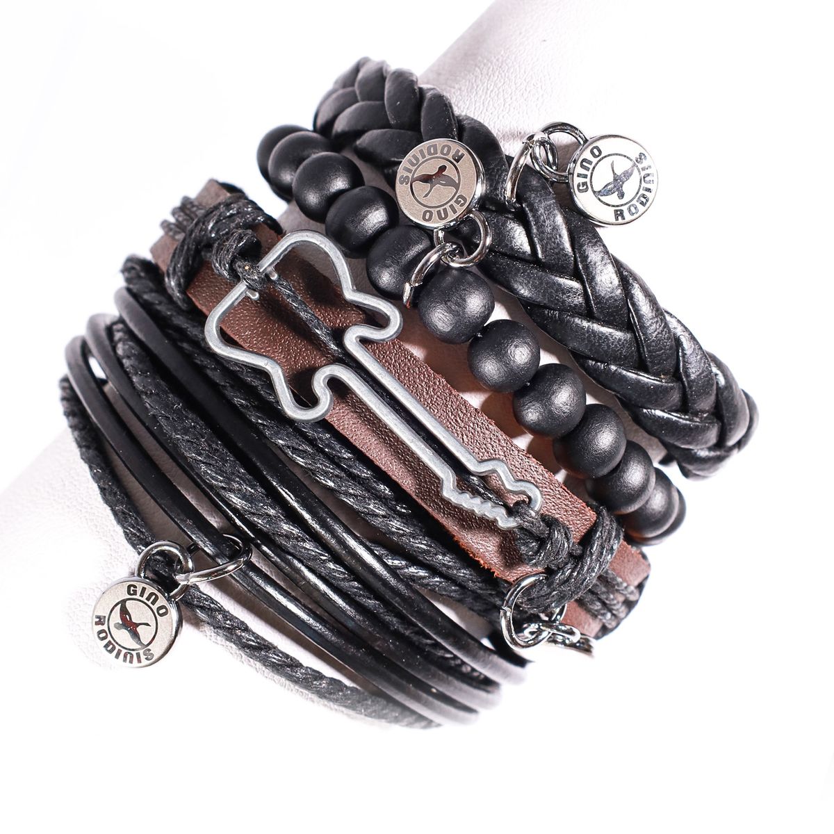 GINO RODINIS - SET BRAZALETE HOMBRE GINO RODINIS  B436