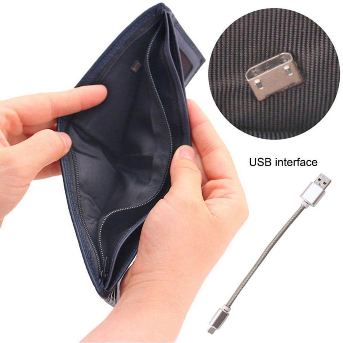 TIOZONEY - Billetera Hombre con Localizador GPS