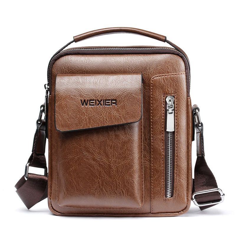 TIOZONEY - Bolso de PU para hombre