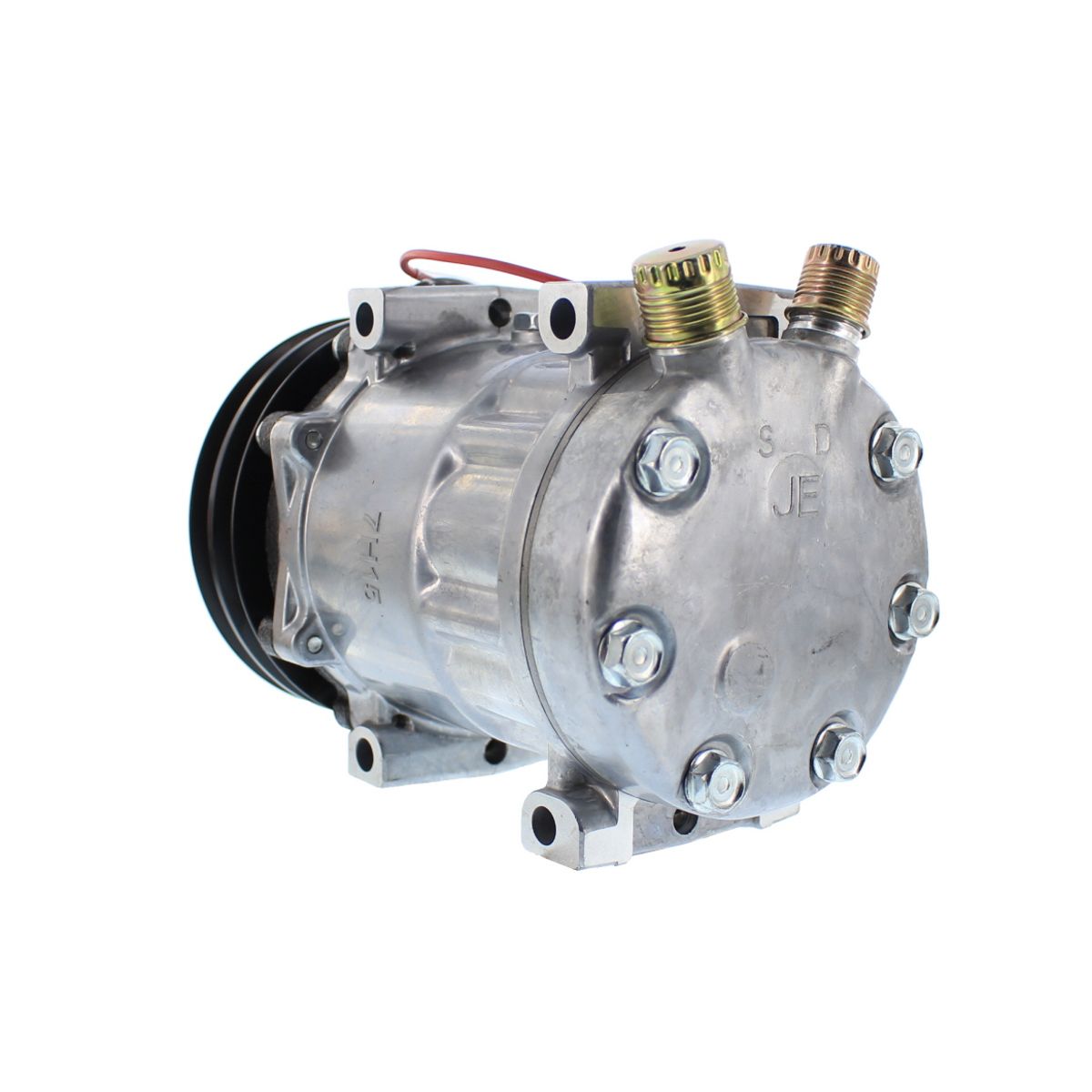 AMERICAN AIR - Compresor de AC 7H15 2A 12V 132MM TAPA JD (AM) 4626.