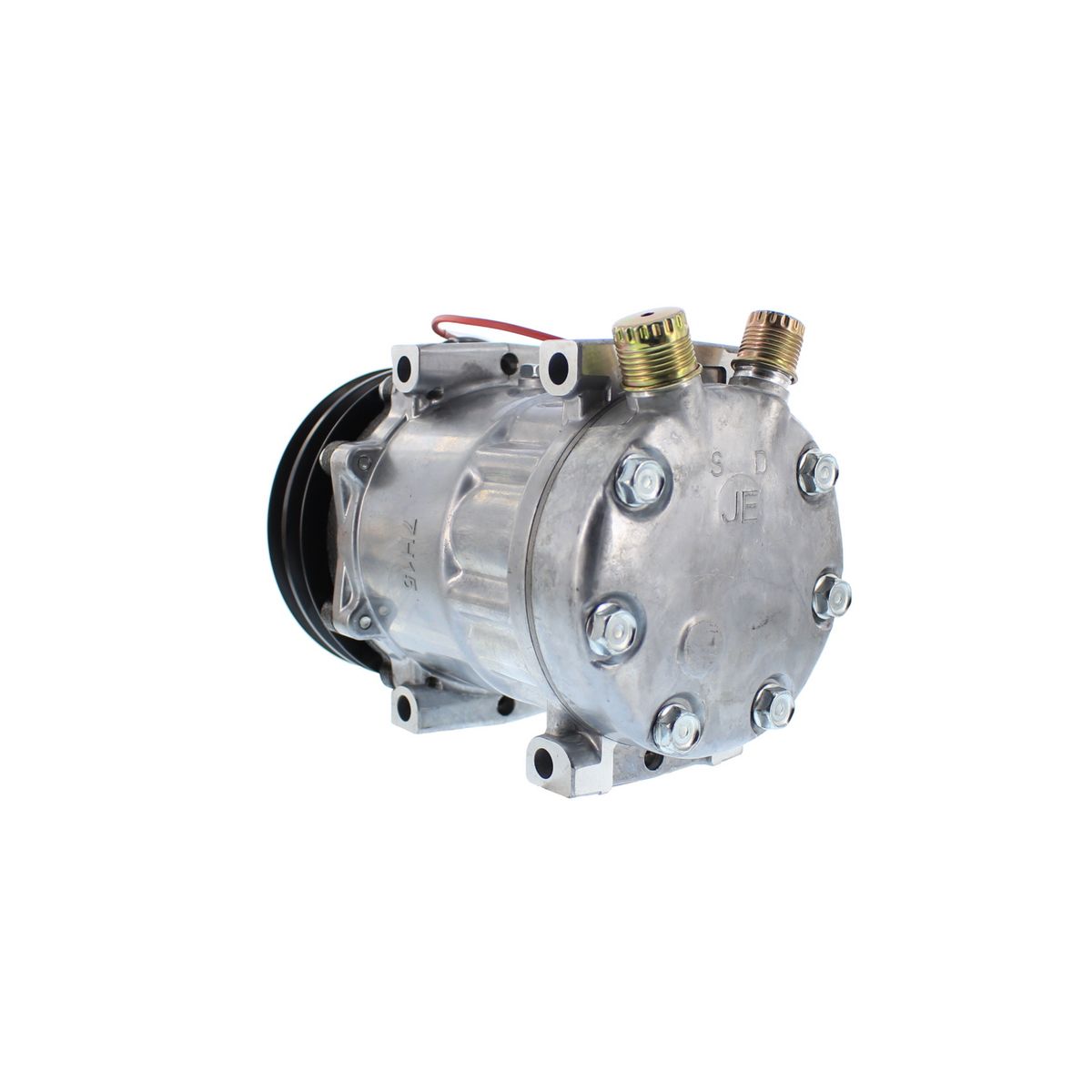 AMERICAN AIR - Compresor de AC 7H15 2A 12V 132MM TAPA JD (AM) 4626.