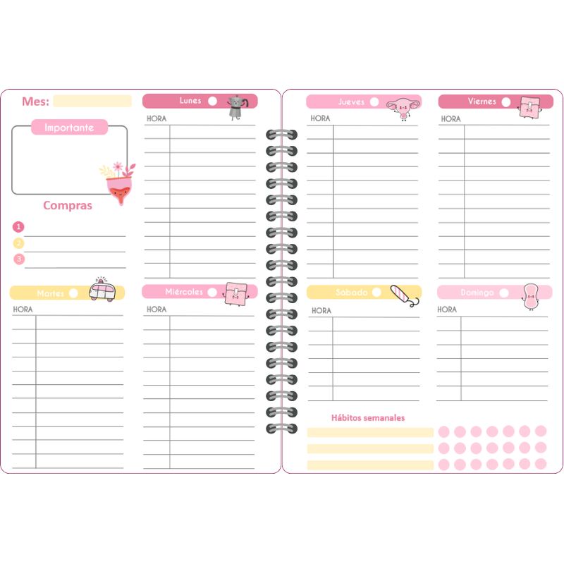 GENERICO - Planner Matrona Rojo