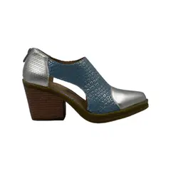 HERIEL - Botín Azul Taco Mujer.