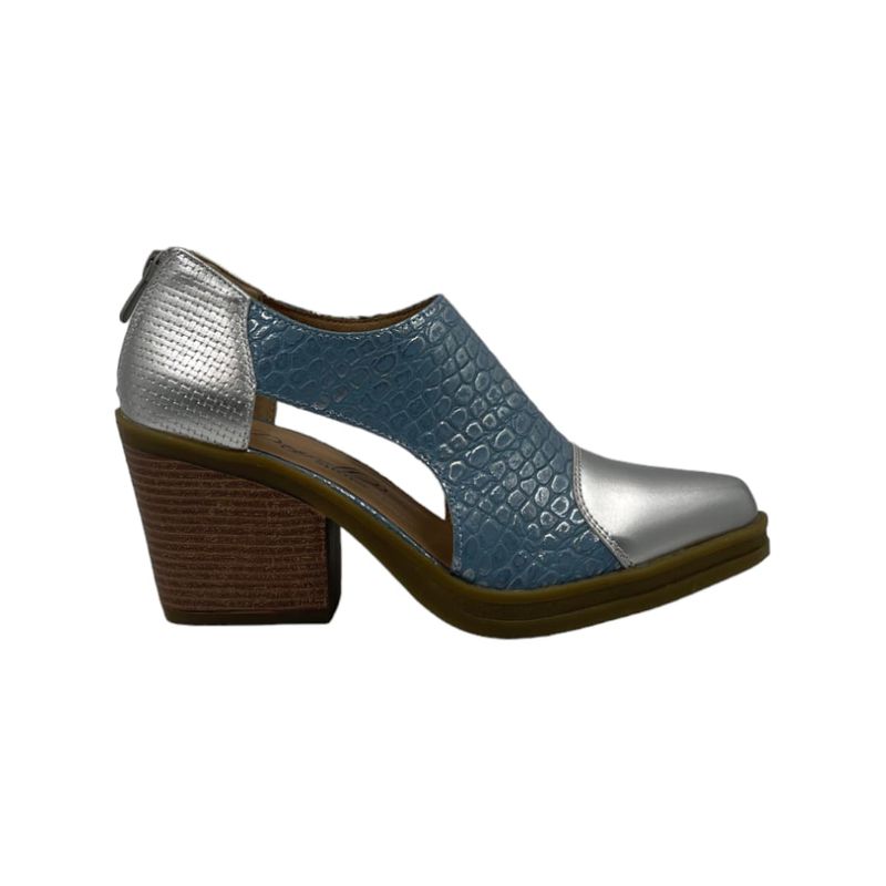 HERIEL - Botín Azul Taco Mujer.
