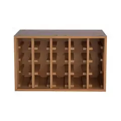 REBAJAS - Estante Grande Cava De Madera Soporte Para 20 Botellas Vino