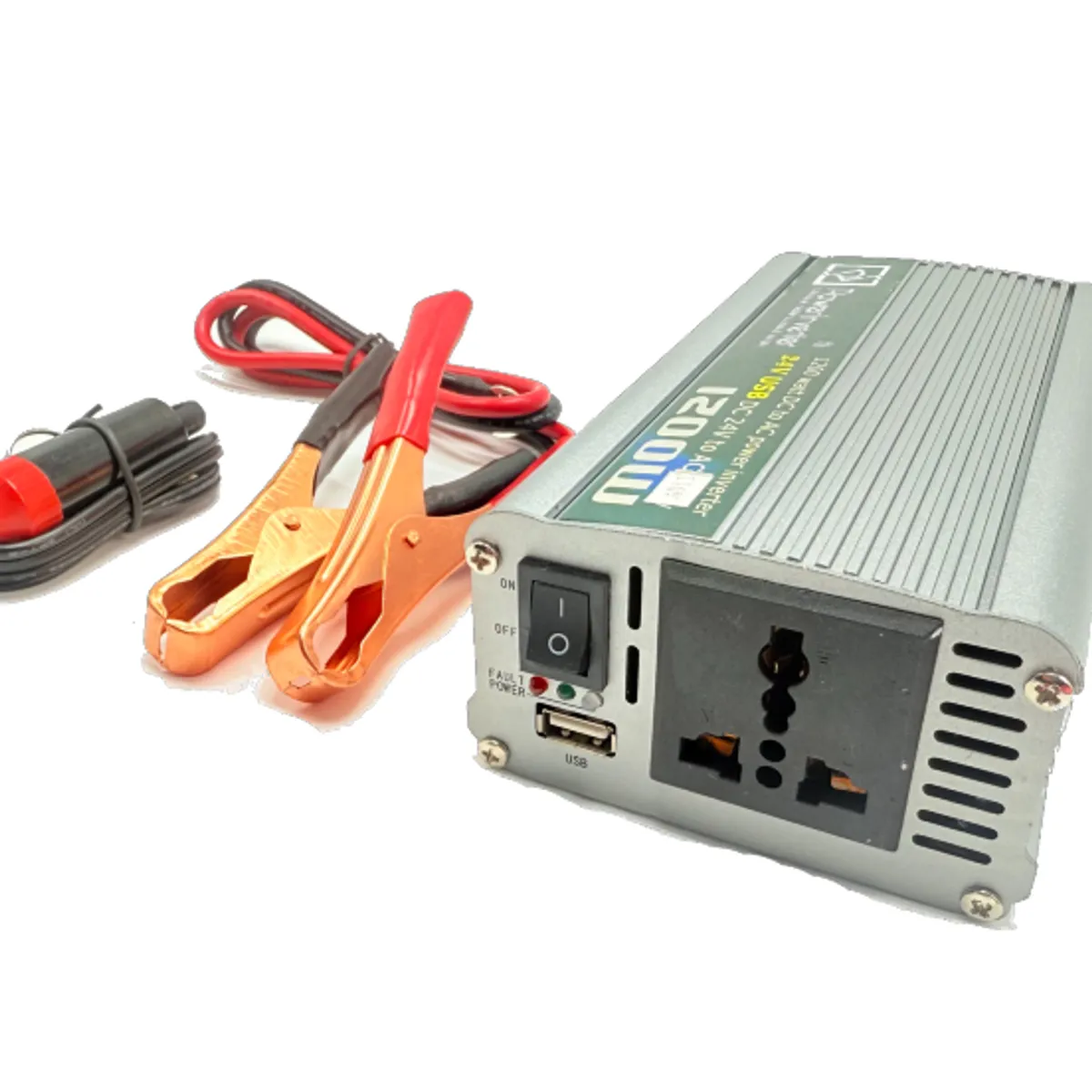 GENERICO - Inversor De Voltaje 12vdc110vac 1200w