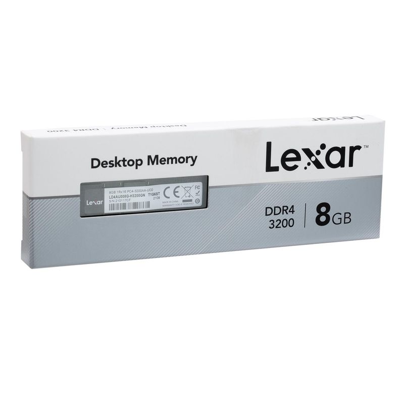 LEXAR - MEMORIA PC UDIMM DDR4 8GB LD4AU008G-R3200GSST