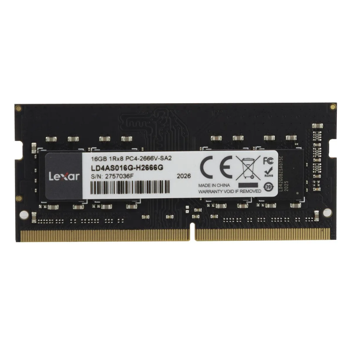 LEXAR - Memoria Ntbk Lexar 16 Gb