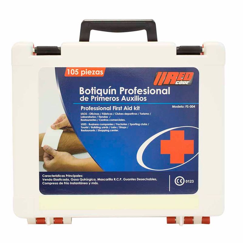 STEELPRO - Botiquín Primeros Auxilios  25 Personas.-