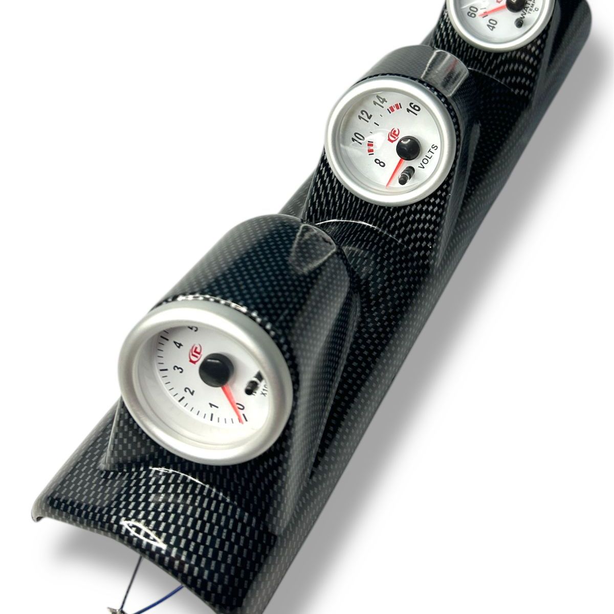 GENERICO - Tacómetro Medidor De Autos 3 En 1 Para Pilar A