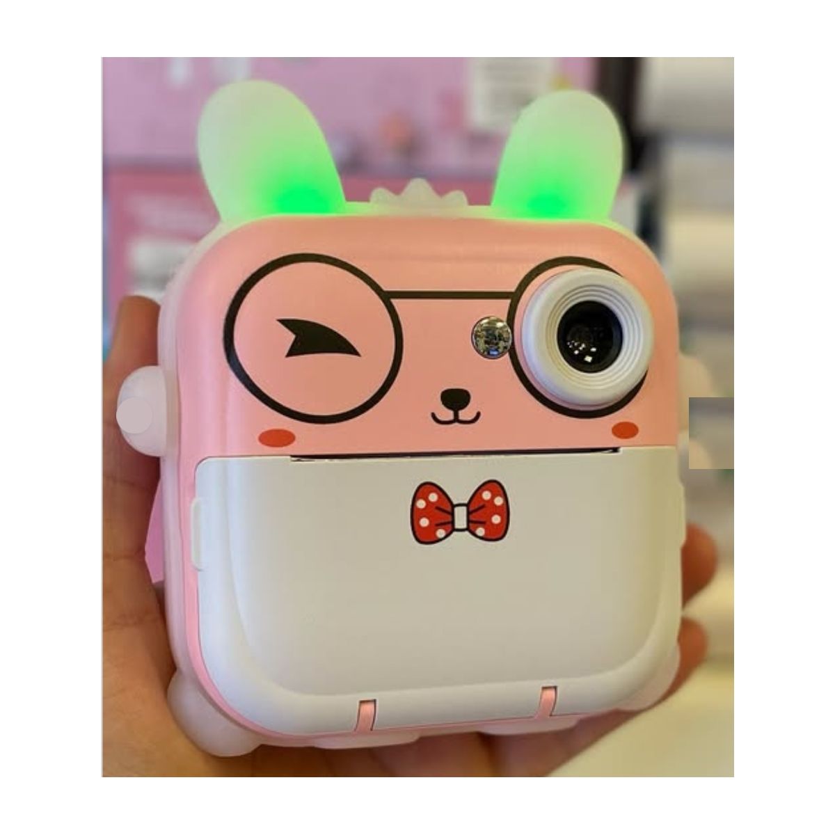 GENERICO - mini impresora blanco y negr Conexión SD card orejitas cámara wym