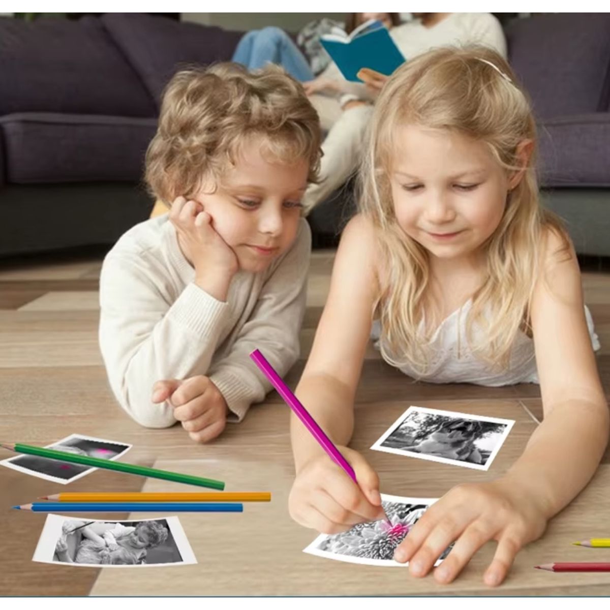 GENERICO - mini impresora blanco y negr Conexión SD card orejitas cámara wym