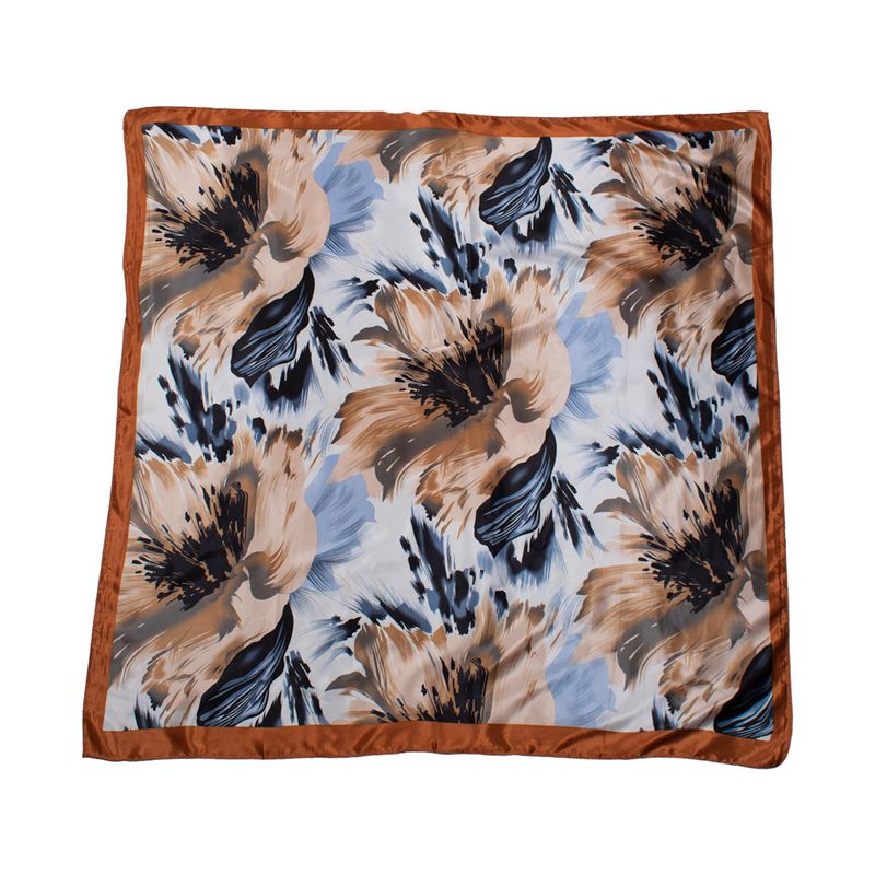 BIJOUTERIA LB20 SPA - Pañuelo 90X90 cm Tipo Seda diseño 24 - Multicolor