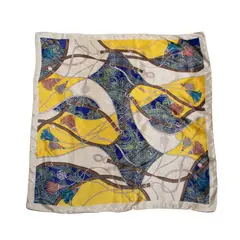 BIJOUTERIA LB20 SPA - Pañuelo 90X90 cm Tipo Seda diseño 16 - Multicolor.
