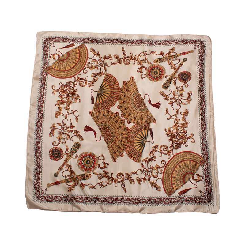 BIJOUTERIA LB20 SPA - Pañuelo 90X90 cm Tipo Seda diseño 36 - Multicolor