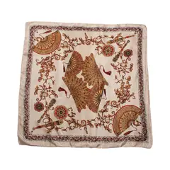 BIJOUTERIA LB20 SPA - Pañuelo 90X90 cm Tipo Seda diseño 36 - Multicolor.