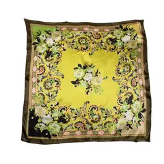 BIJOUTERIA LB20 SPA - Pañuelo 90X90 cm Tipo Seda diseño 08 - Multicolor.