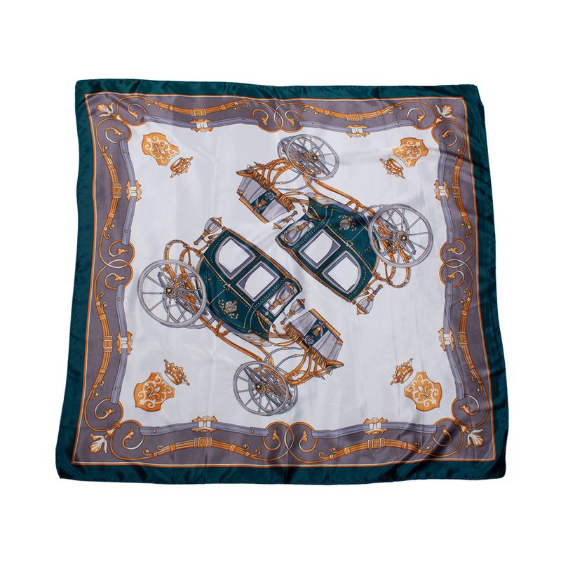 BIJOUTERIA LB20 SPA - Pañuelo 90X90 cm Tipo Seda diseño 30 - Multicolor.