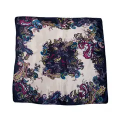 BIJOUTERIA LB20 SPA - Pañuelo 90X90 cm Tipo Seda diseño 12 - Multicolor