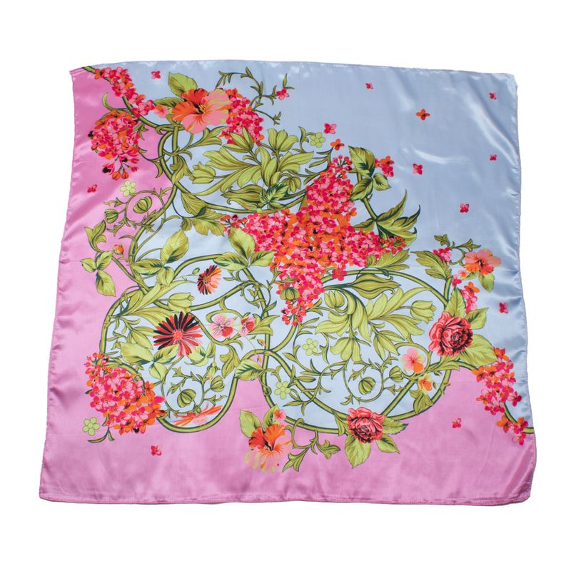 BIJOUTERIA LB20 SPA - Pañuelo 90X90 cm Tipo Seda diseño 04 - Multicolor.
