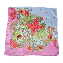 BIJOUTERIA LB20 SPA - Pañuelo 90X90 cm Tipo Seda diseño 04 - Multicolor.