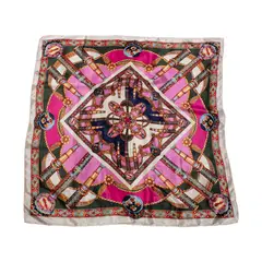 BIJOUTERIA LB20 SPA - Pañuelo 90X90 cm Tipo Seda diseño 29 - Multicolor
