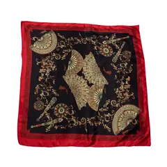 BIJOUTERIA LB20 SPA - Pañuelo 90X90 cm Tipo Seda diseño 10 - Multicolor