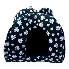 GENERICO - CAMA CASA IGLÚ PARA MASCOTAS PERROS PATITAS BLANCAS.