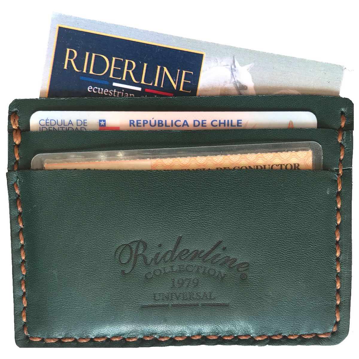 RIDERLINE - TARJETERO BILLETERA CUERO RIDERLINE
