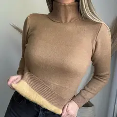 ARRAKASTA - Sweater forrado con chiporro